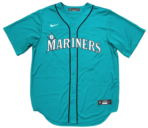 Ken Griffey Jr. Seattle Mariners Signed Authentic Nike Teal Jersey