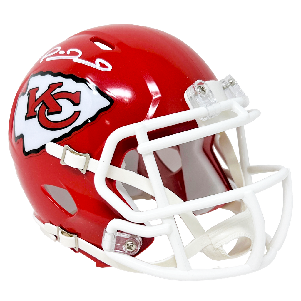 PATRICK MAHOMES AUTOGRAPHED KANSAS CITY CHIEFS WHITE LOGO FOOTBALL BECKETT