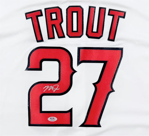 Mike Trout Los Angeles Angels Signed Authentic Nike White Jersey PSA –  Diamond Legends Online