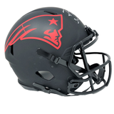 Tedy Bruschi New England Patriots Signed Full Authentic Eclipse Helmet Pats COA