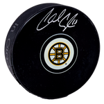Charlie Coyle Boston Bruins Signed Bruins Official NHL Hockey Puck JSA