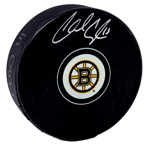 Charlie Coyle Boston Bruins Signed Bruins Official NHL Hockey Puck JSA