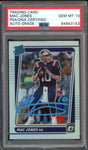 2021 Donruss Optic Rated Rookie Holo #206 Mac Jones PSA/DNA Auto GEM MINT 10