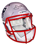 Julian Edelman New England Patriots Signed Autographed Replica Speed Helmet JSA