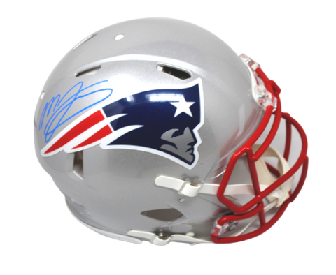 Mac Jones New England Patriots Signed Full Size Speed Authentic Helmet JSA