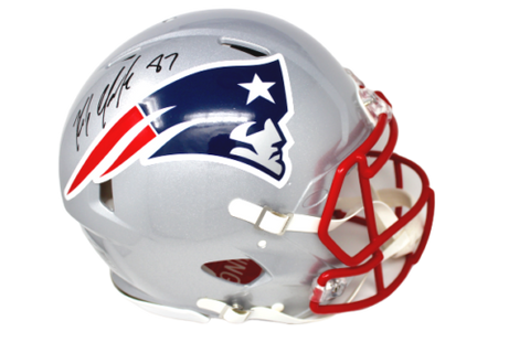 Rob Gronkowski New England Patriots Signed Autographed Authentic Speed Helmet