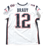 Tom Brady New England Patriots Signed Autograph Nike Elite White Jersey Fanatics
