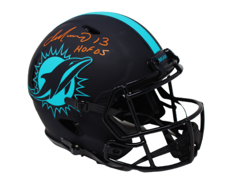 Dan Marino Miami Dolphins Signed FS Authentic Eclipse Helmet HOF 05 Beckett BAS