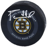 David Pastrnak Boston Bruins Signed Authentic Official Game Puck Fanatics